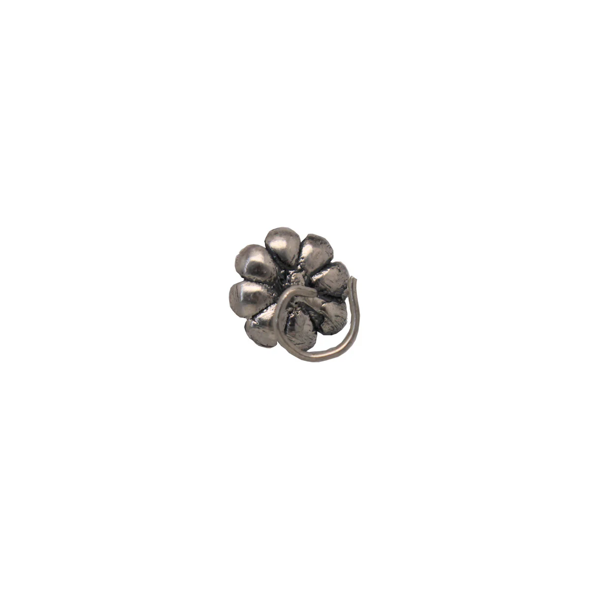 Sadafuli Silver Nose Pin, Piercing by MOHA - Image 4